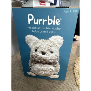 Purrble - Calming Toy Companion with Dynamic Heartbeat and Soothing Purr